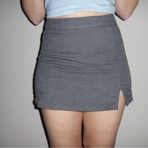 Hollister Gray High Rise Skirt